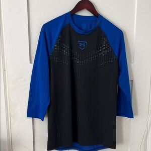Under Armour Blue and Black Performance Jersey